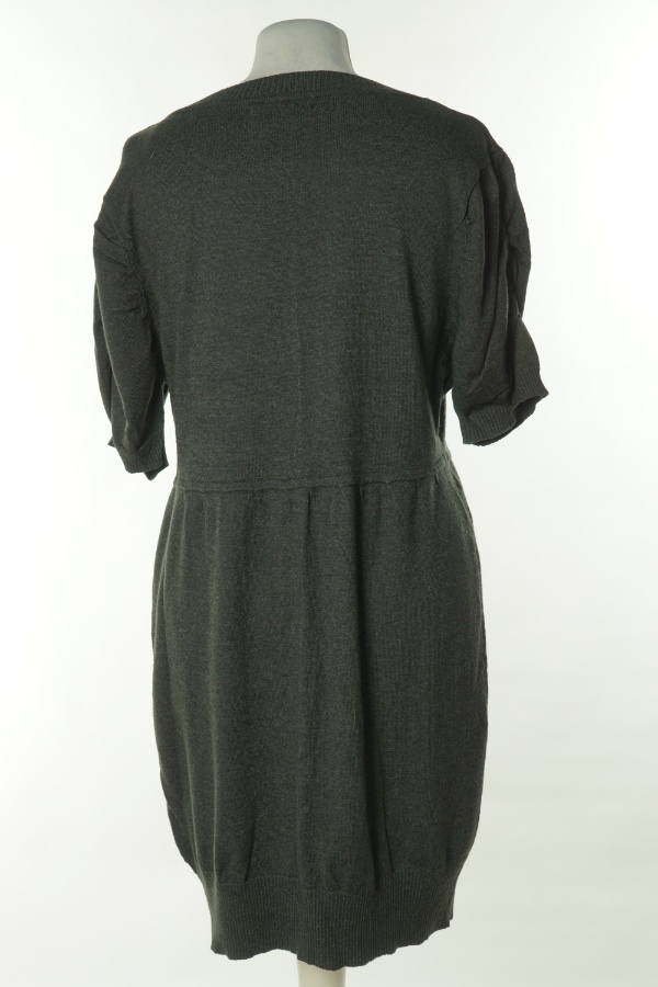 Sukienka ciemnoszara sweterkowa - SOUL RIVER zdjęcie 2