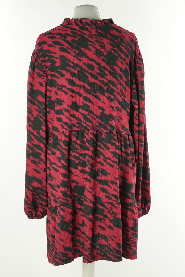 Sukienka bordowo-czarna, NEW LOOK - NEW LOOK zdjęcie 2