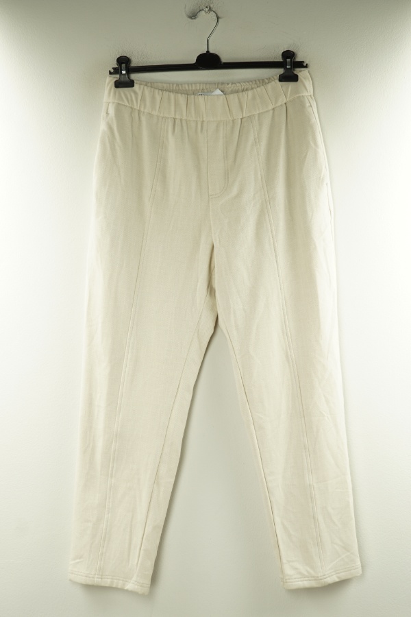 Spodnie beżowe dresowe - ZARA zdjęcie 1