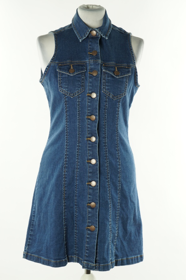 Sukienka niebieska jeansowa - NEW LOOK zdjęcie 1