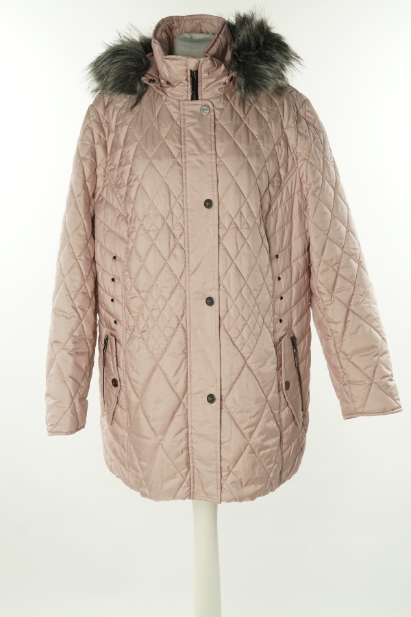 Kurtka różowa pikowana - BRAK METKI Z NAZWĄ PRODUCENTA zdjęcie 1