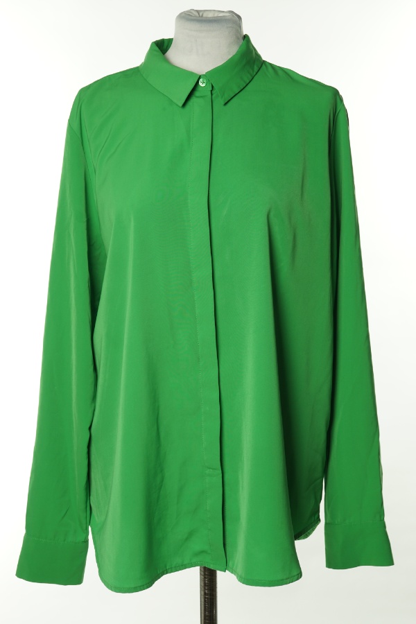 Koszula zielona gładka - H&M zdjęcie 1