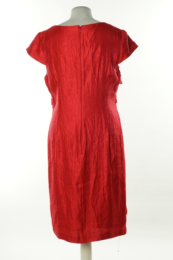 Sukienka różowa z falbankami - M&CO zdjęcie 2