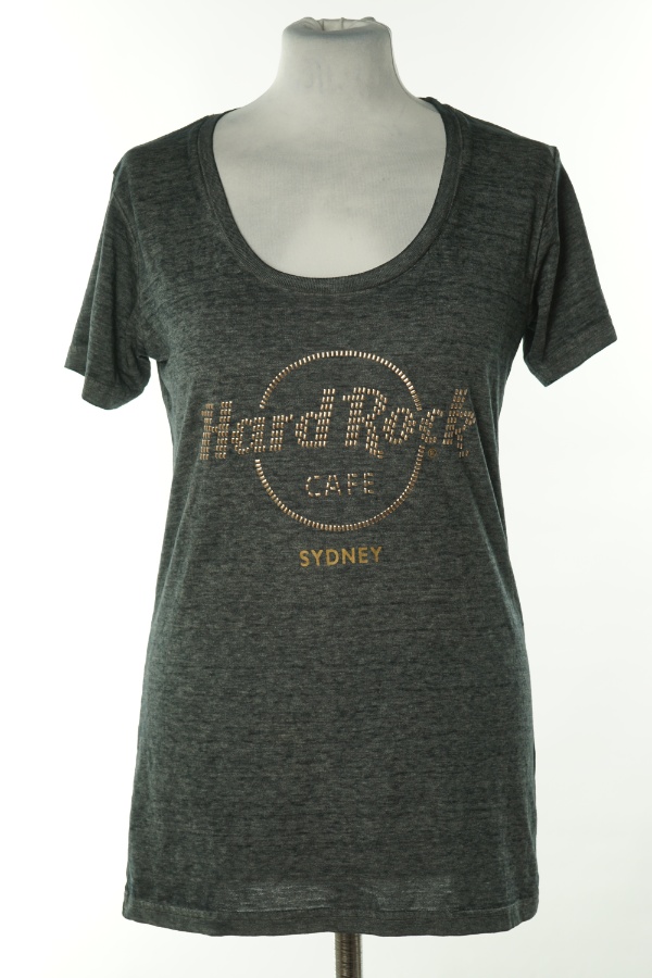 Koszulka szara z dżetami - BRAK METKI Z NAZWĄ PRODUCENTA zdjęcie 1