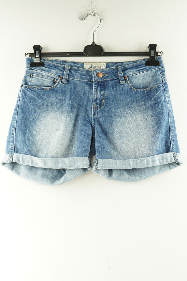 Spodenki niebieskie jeansowe - HOUSE DENIM zdjęcie 1