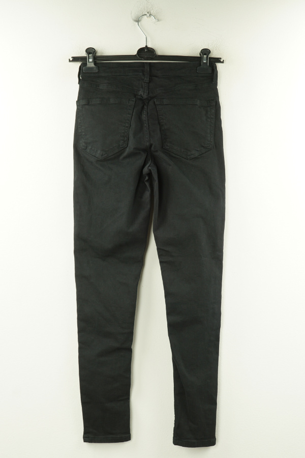 Spodnie czarne jeansowe - TOPSHOP zdjęcie 2