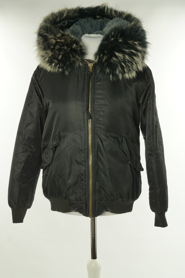 Kurtka czarna z odpinanym ociepleniem - LUXY zdjęcie 1