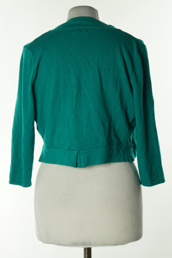 Narzutka sweterkowa zielona krótka - MINUET zdjęcie 2