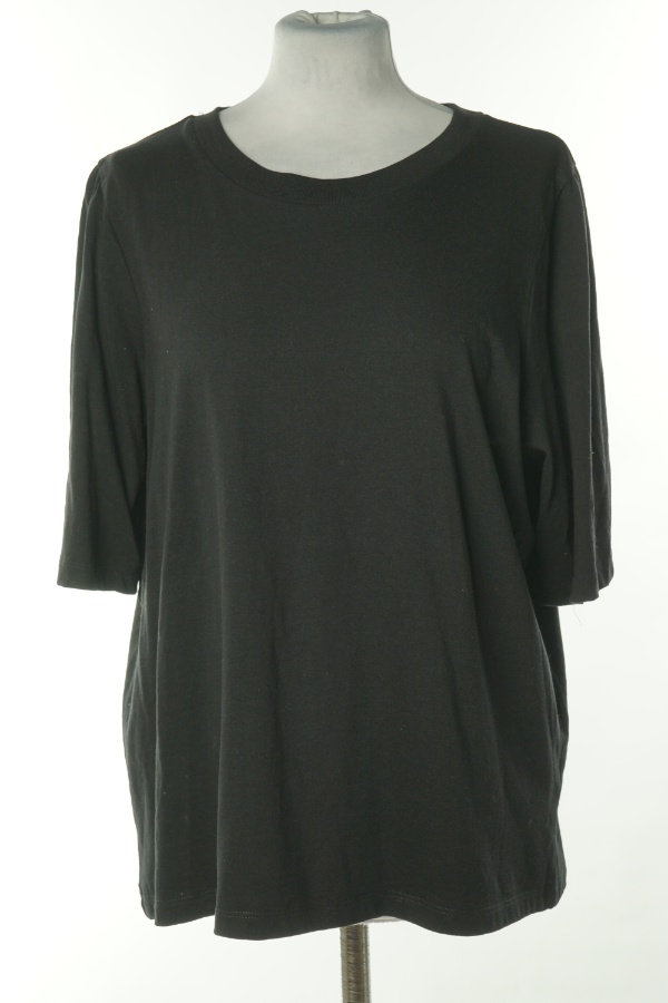 Koszulka czarna gładka - KAPPAHL zdjęcie 1