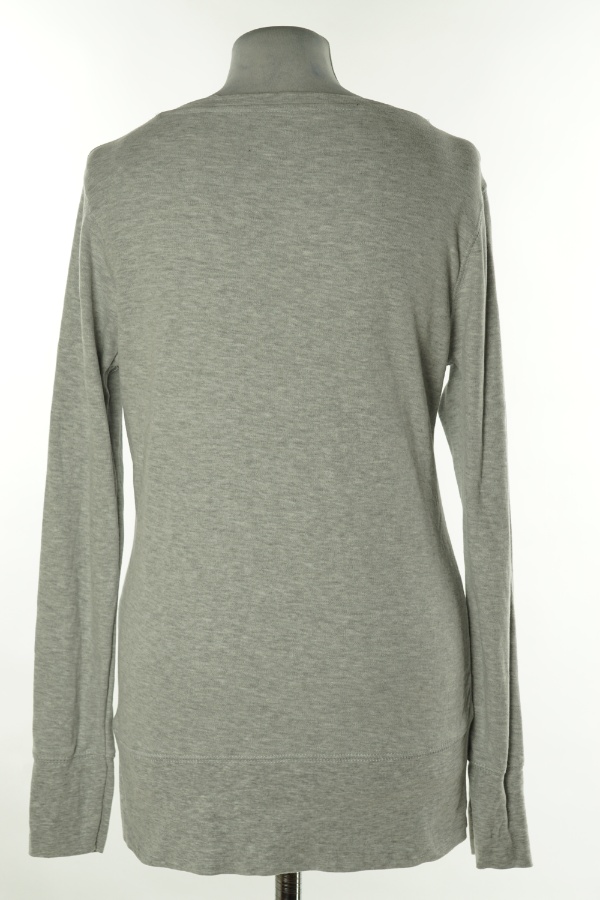 Bluzka szara gładka - DENIM CO zdjęcie 2