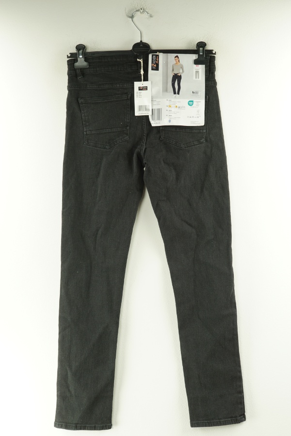 Spodnie czarne jeansowe - UP2FASHION zdjęcie 2