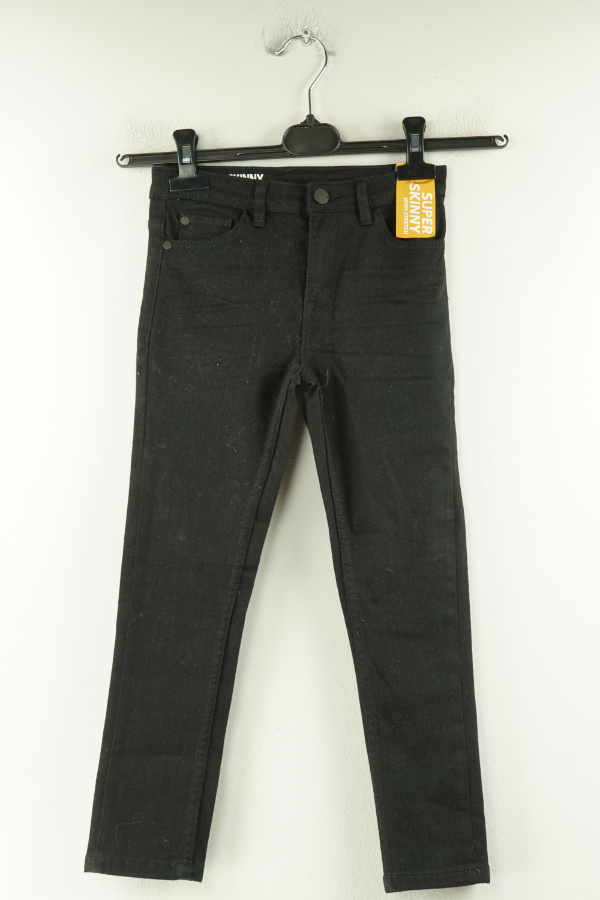 Spodnie super skinny czarne jeansowe - NEXT zdjęcie 1