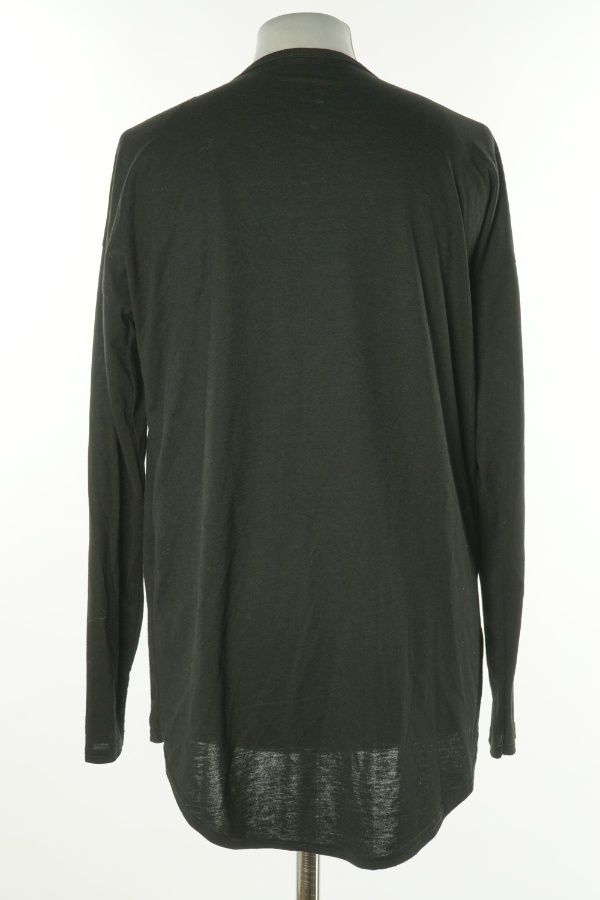 Narzutka czarna asymetryczna - BASIC YOU zdjęcie 2