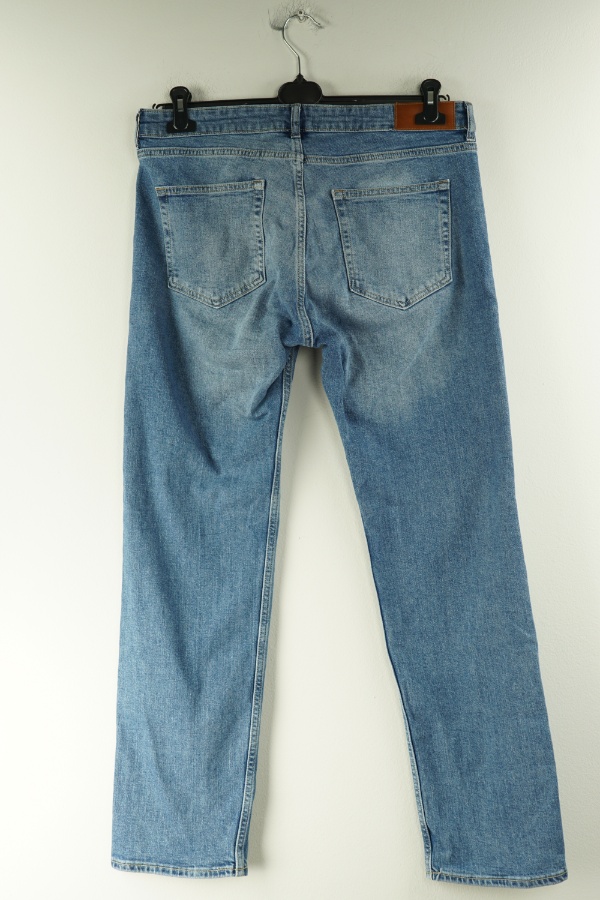 Spodnie niebieskie jeansowe - DRESSMANN zdjęcie 2