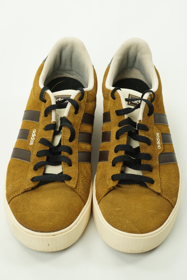 Buty sportowe beżowe zamszowe - ADIDAS zdjęcie 2