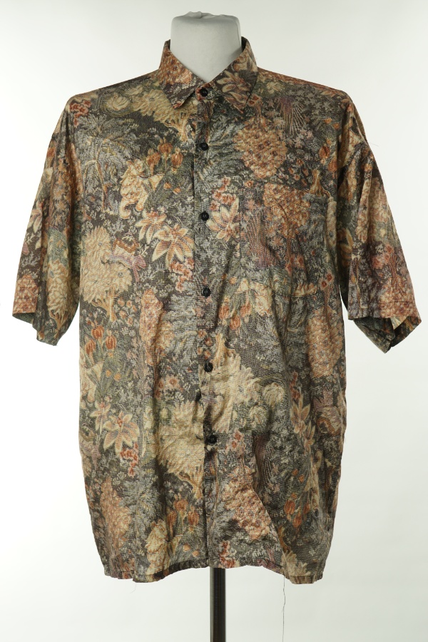 Koszula wzorzysta kolorowa - THAI SILK SHOP zdjęcie 1