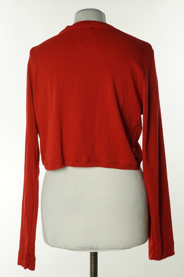 Narzutka czerwona z wiązaniem - KAPPAHL zdjęcie 2