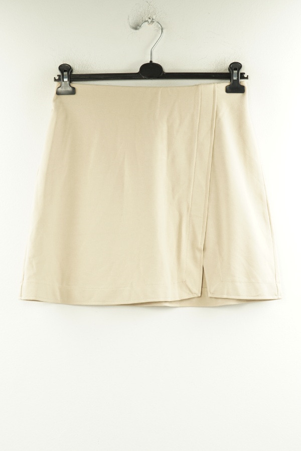 Spódnica jasnobeżowa z rozcięciem - H&amp;M zdjęcie 1