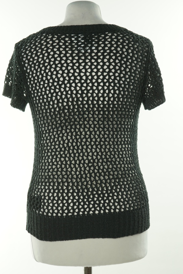 Bluzka sweterkowa czarna, H&M - H&M zdjęcie 2
