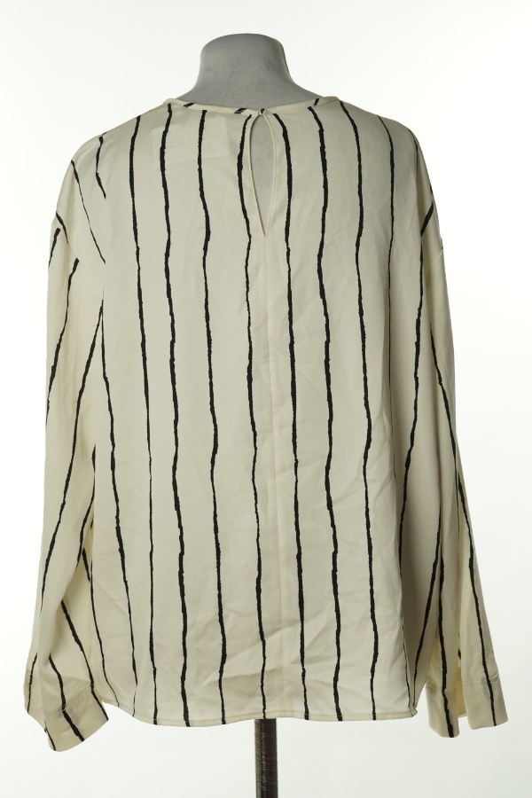 Bluzka biała w czarne paski - M&S zdjęcie 2