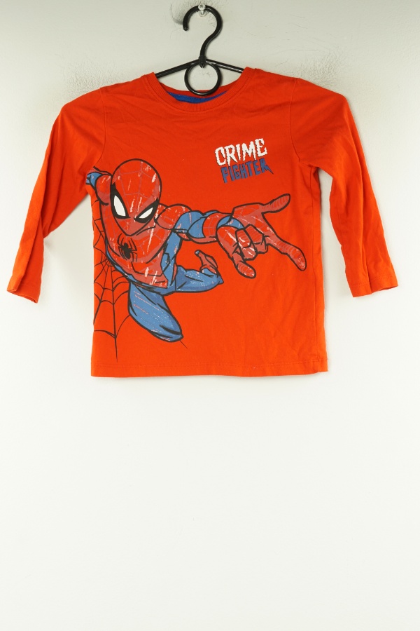 Bluzka czerwona Spiderman - BRAK METKI Z NAZWĄ PRODUCENTA zdjęcie 1