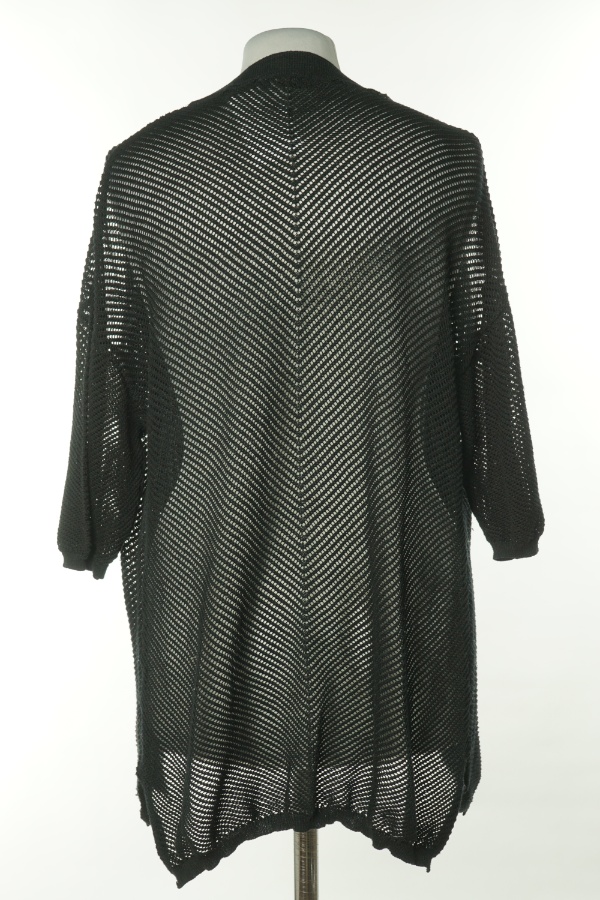Narzutka czarna sweterkowa - ESMARA zdjęcie 2