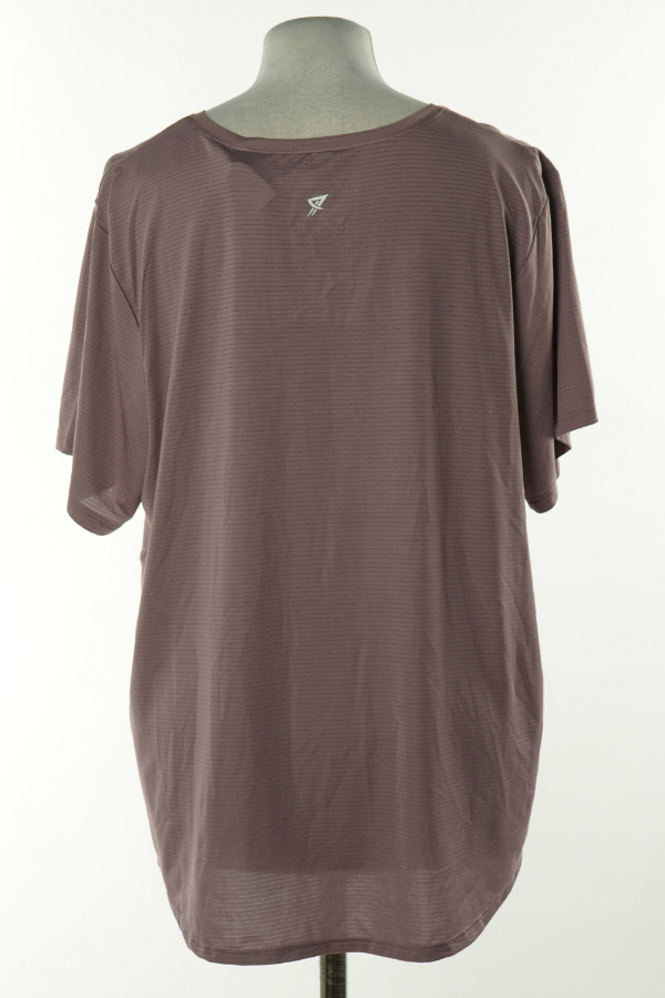 Koszulka fioletowa sportowa - WORK OUT zdjęcie 2