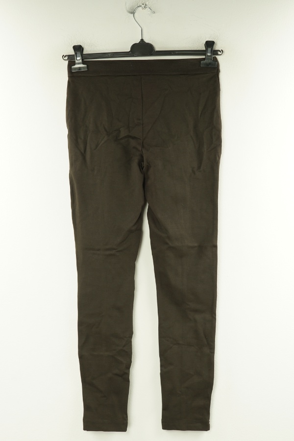 Spodnie brązowe na gumkę materiałowe - DUNNES zdjęcie 2