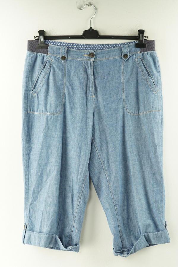 Spodnie materiałowe a'la jeans 3/4 - MAINE zdjęcie 1