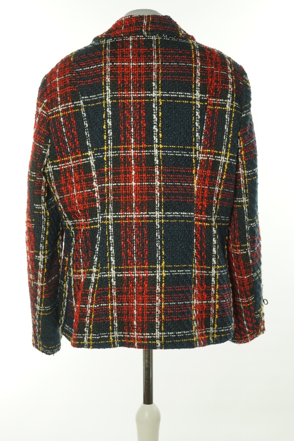 Marynarka czerwono-czarna w kratkę - PRIMARK zdjęcie 2