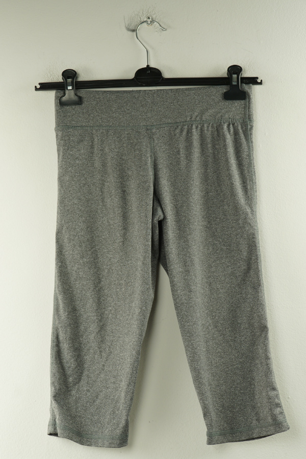 Legginsy 3/4 szare  melanż  - BRAK METKI Z NAZWĄ PRODUCENTA zdjęcie 2