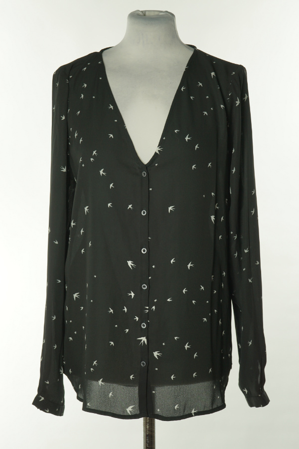 Koszula czarna w ptaki - ONLY zdjęcie 1