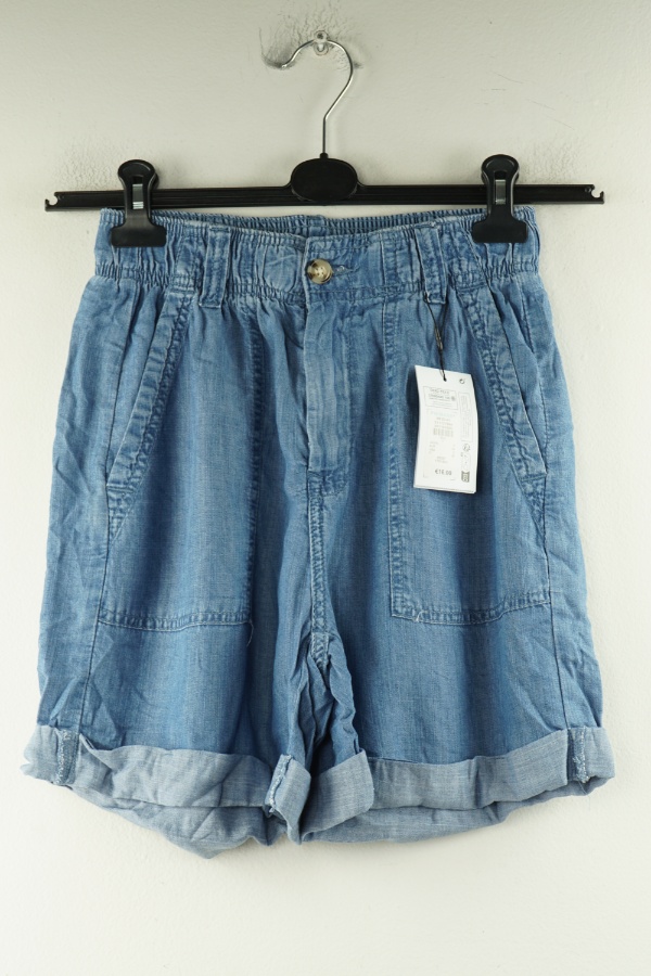 Krótkie spodenki niebieskie jeansowe - PRIMARK zdjęcie 1