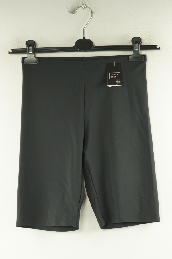 Krótkie spodenki czarne bieliźniane - BRAK METKI Z NAZWĄ PRODUCENTA  zdjęcie 1