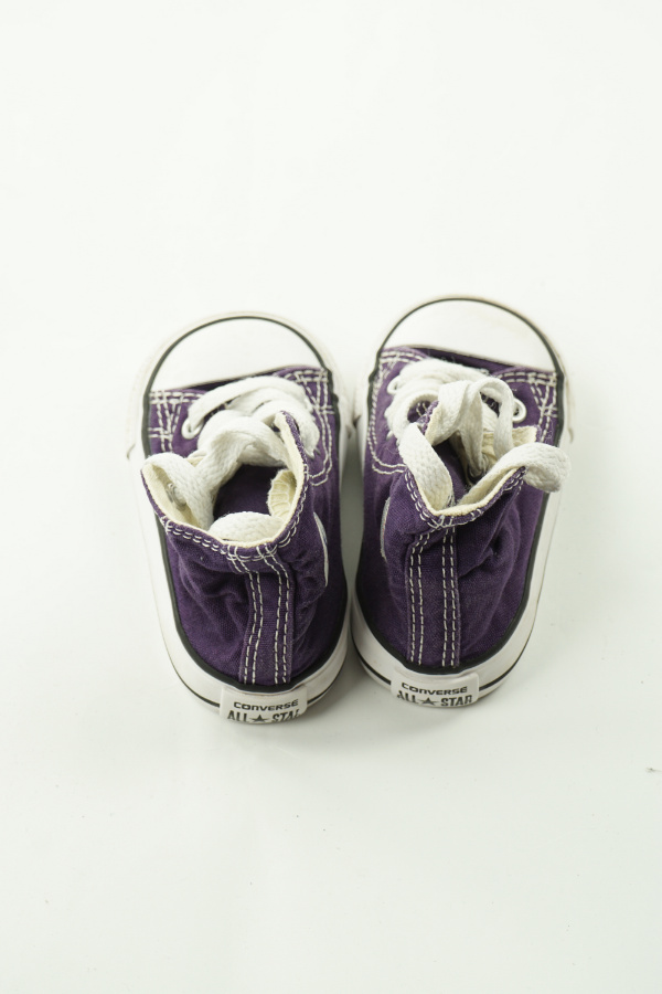 Trampki fioletowe Converse - CONVERSE zdjęcie 3