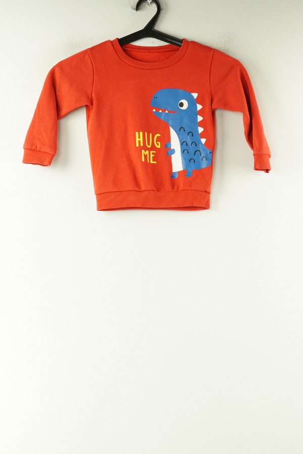 Bluza czerwona dinozaur - DUNNES STORES zdjęcie 1