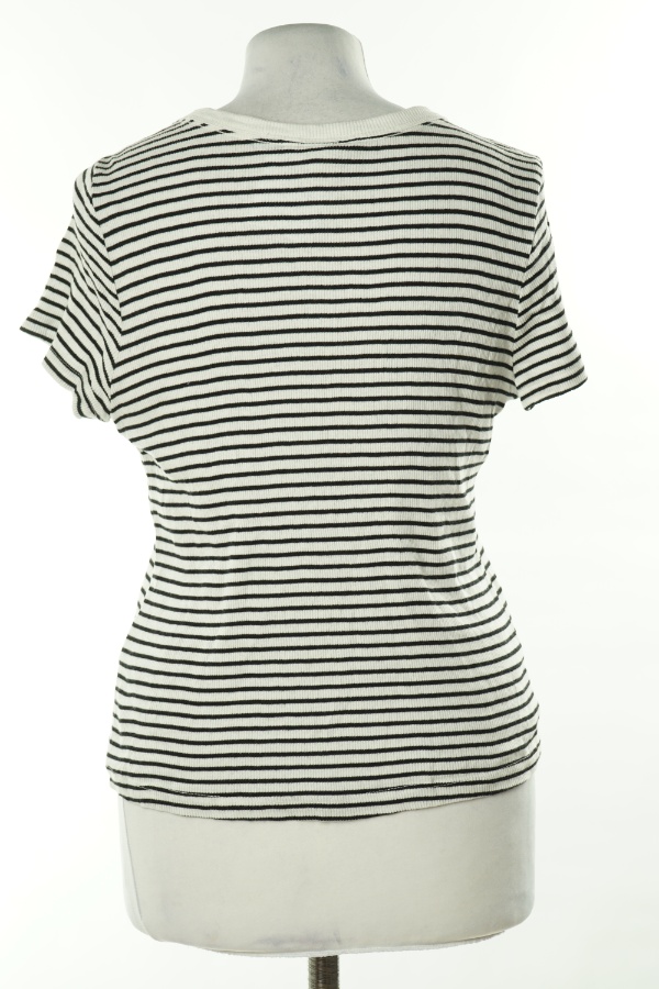 Koszulka biało-czarna w paski, H&M - H&M zdjęcie 2