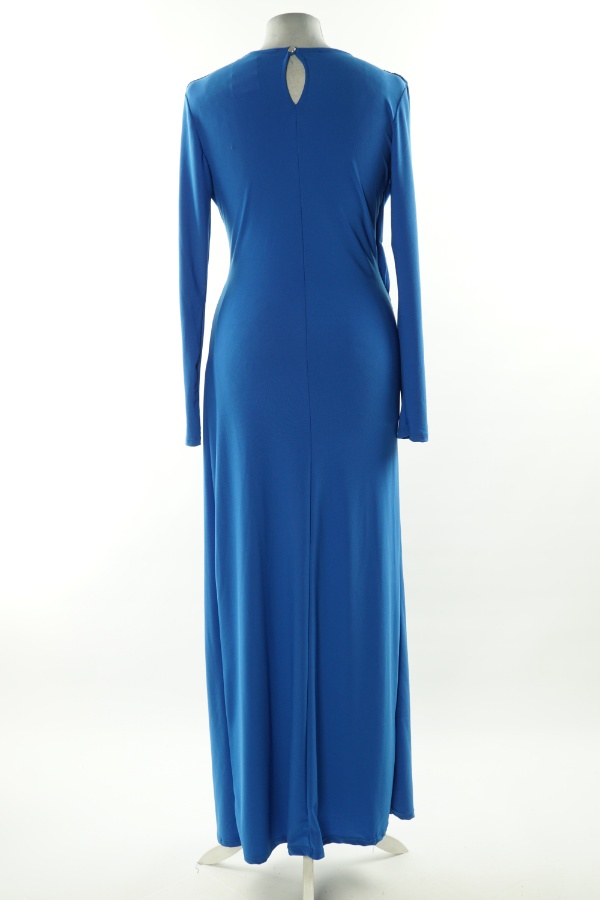 Sukienka niebieska długa - NEW COLLECTION zdjęcie 2