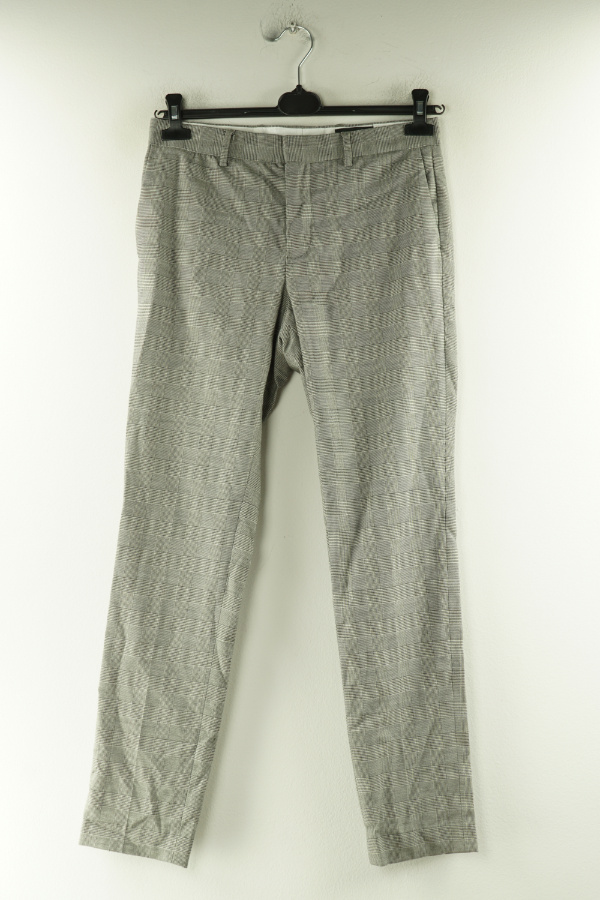 Spodnie szare kraciaste - H&M zdjęcie 1