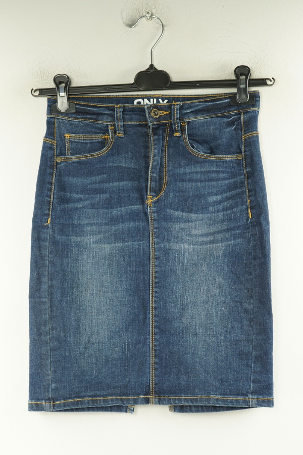 Spódnica granatowa jeansowa - ONLY zdjęcie 1