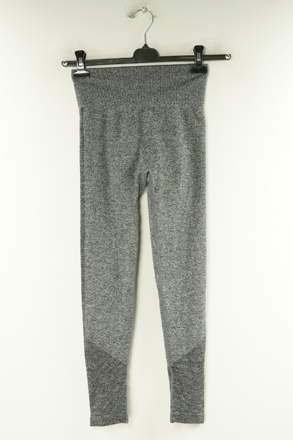 Legginsy szare melanż - BRAK METKI Z NAZWĄ PRODUCENTA zdjęcie 1