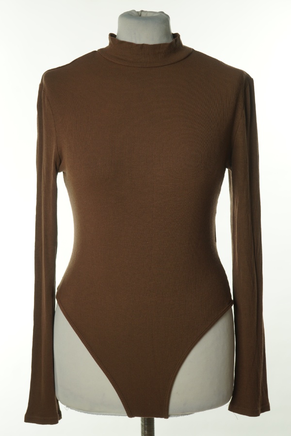Body brązowe prążkowane - SHEIN zdjęcie 1
