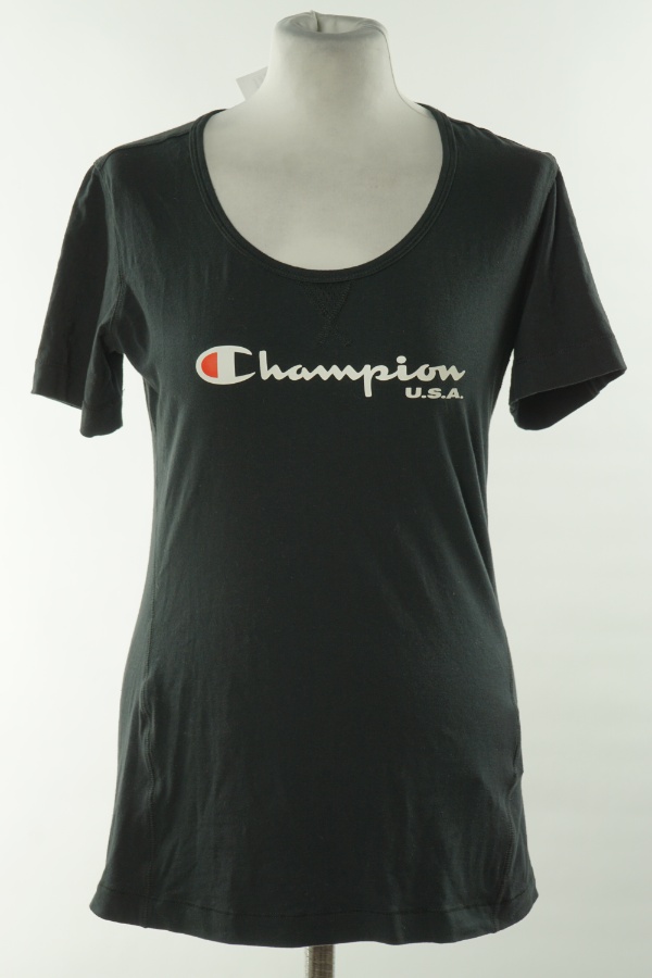 Koszulka czarna Champion - CHAMPION zdjęcie 1