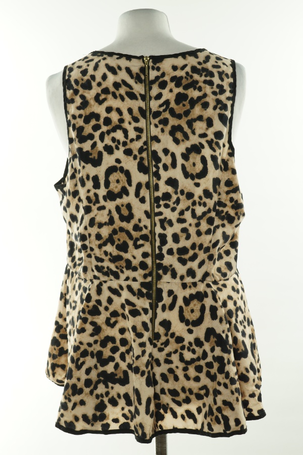 Bluzka beżowo-czarna w cętki - RIVER ISLAND zdjęcie 2
