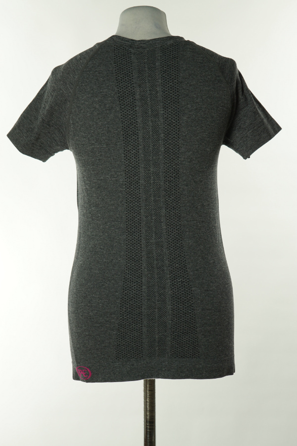 Koszulka grafitowa sportowa - QUICKDRY zdjęcie 2