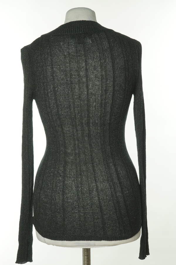 Sweter czarny z błyszcząca nitką - PRIMARK zdjęcie 2