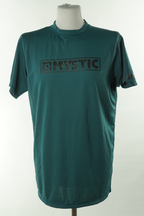 Koszulka sportowa ciemnozielona - MYSTIC zdjęcie 1