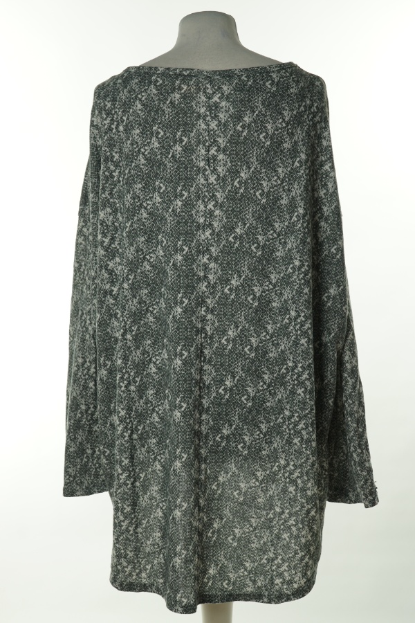 Bluzka szara wzory - JANINA zdjęcie 2