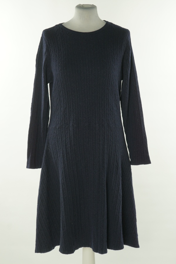 Sukienka granatowa sweterkowa - TU zdjęcie 1