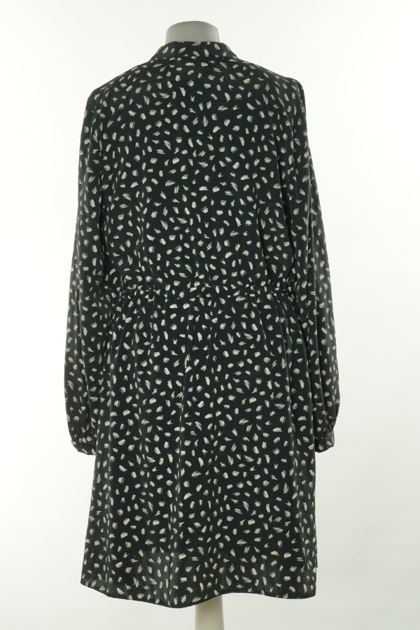 Sukienka czarna w białe ciapki - V BY VERY zdjęcie 2